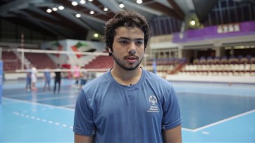 لاعب كرة الطائرة محمد البني